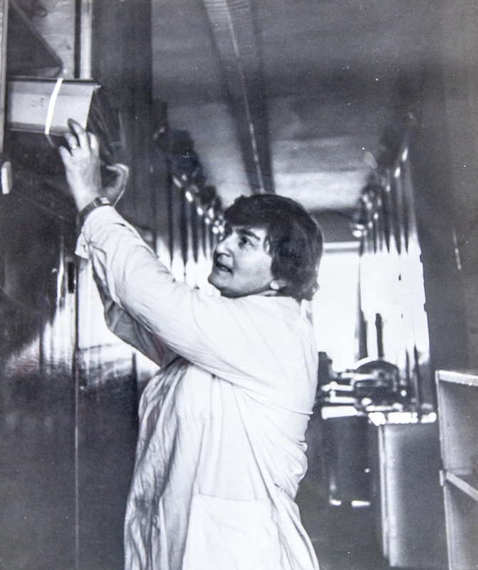 Евгения Алексеевна Шурова в Гербарии, 1980-е гг.